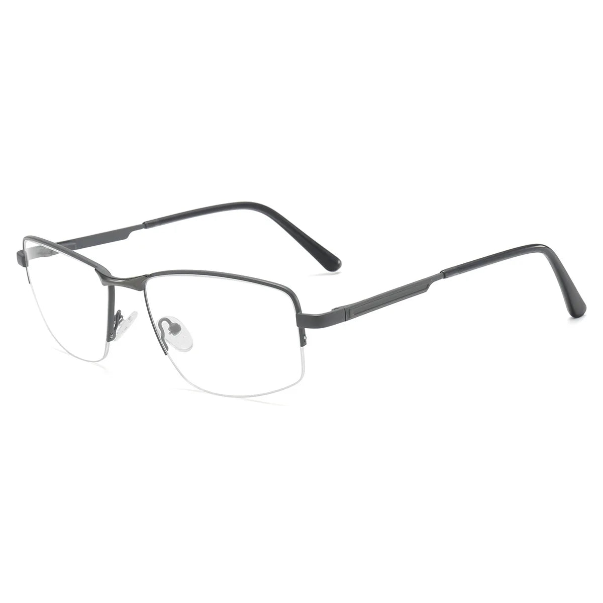 Half Rimless Photochromic Blue Light Glasses