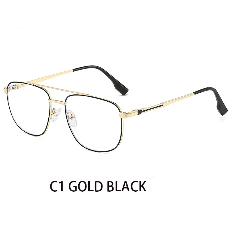 نظارات طيار متعددة البؤر ذات جسر مزدوج