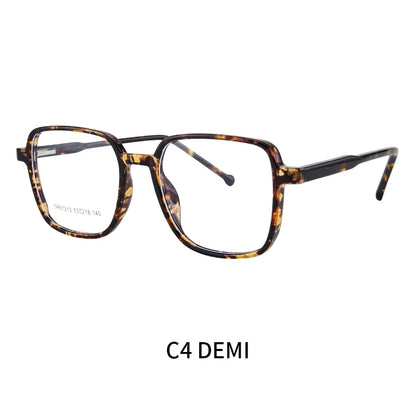 نظارات طبية مربعة يدوية الصنع لعلاج قصر النظر