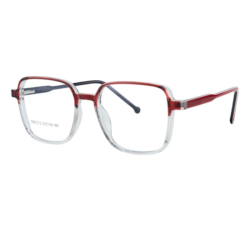 نظارات طبية مربعة يدوية الصنع لعلاج قصر النظر