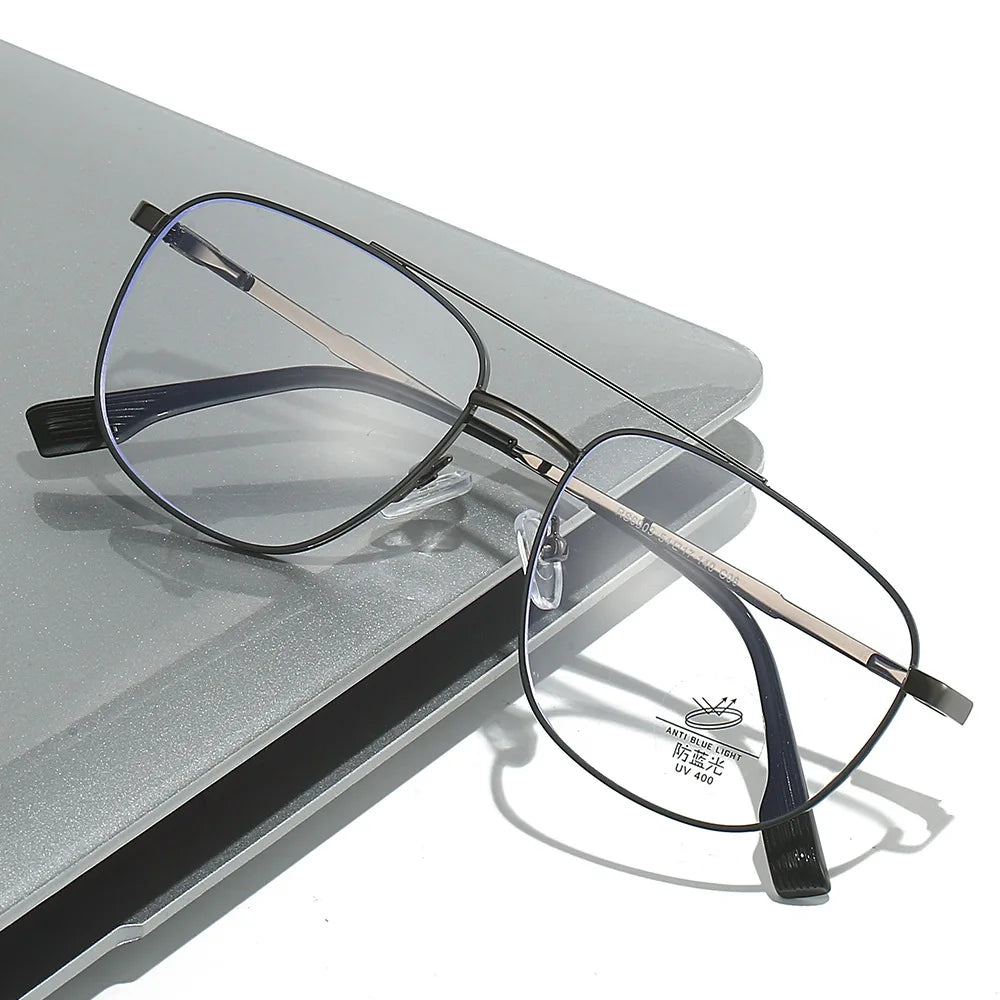 نظارات طيار متعددة البؤر ذات جسر مزدوج