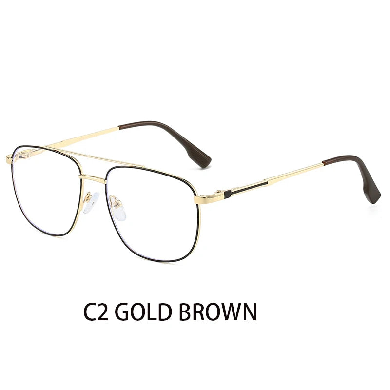 نظارات طيار متعددة البؤر ذات جسر مزدوج