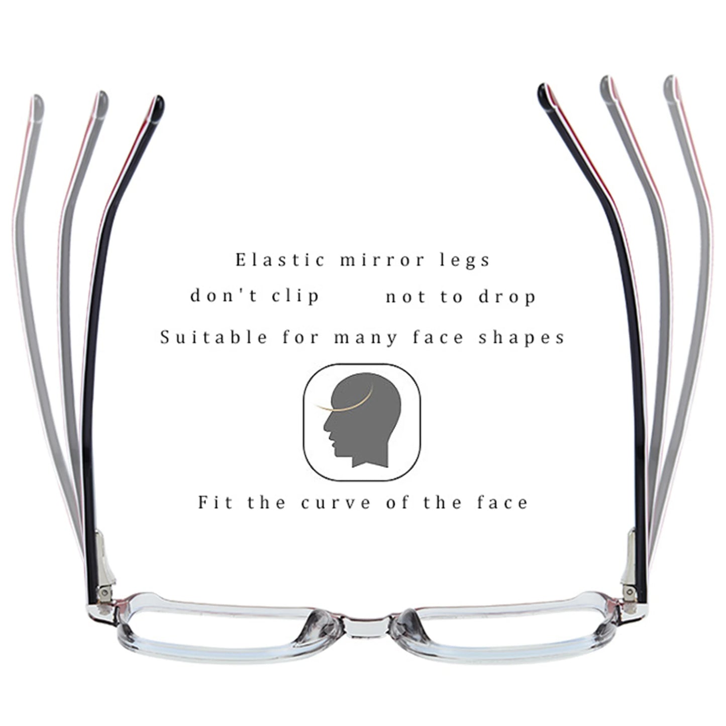 نظارات طبية مربعة يدوية الصنع لعلاج قصر النظر