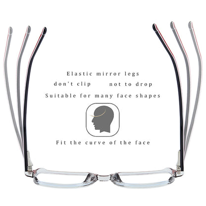 نظارات طبية مربعة يدوية الصنع لعلاج قصر النظر