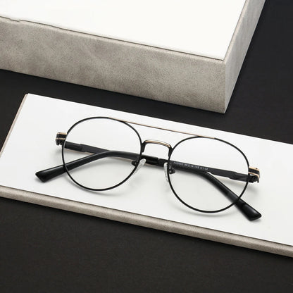 نظارات طيار معدنية متدرجة اللون متغيرة اللون