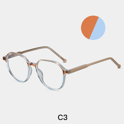 نظارات طبية دائرية متدرجة مصنوعة يدويًا من الأسيتات