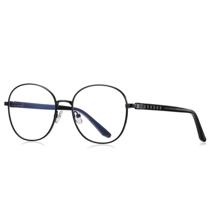 نظارات معدنية دائرية متدرجة اللون متغيرة اللون