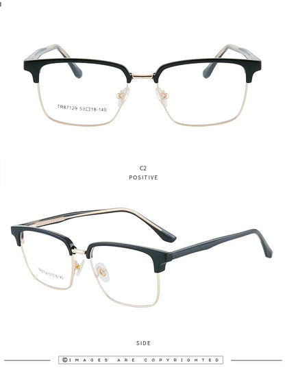 Classic Business Square Distance Prescription Glasses