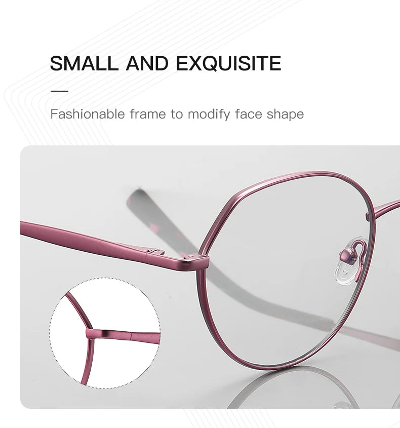 نظارات طبية دائرية متدرجة مصنوعة يدويًا من الأسيتات