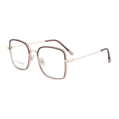 نظارات متعددة الأضلاع متدرجة اللون حساسة للضوء الأزرق