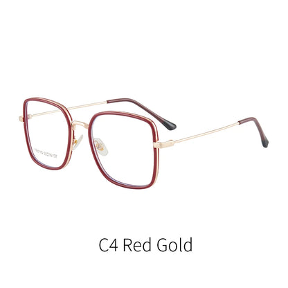 نظارات متعددة الأضلاع متدرجة اللون حساسة للضوء الأزرق