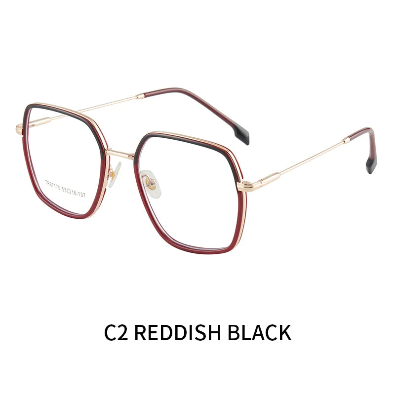 نظارات طبية مربعة معدنية متعددة البؤر