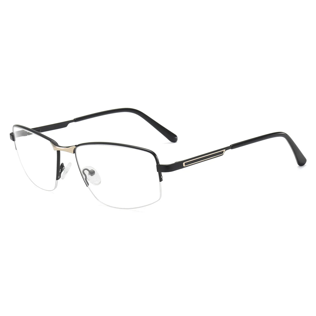 Half Rimless Photochromic Blue Light Glasses