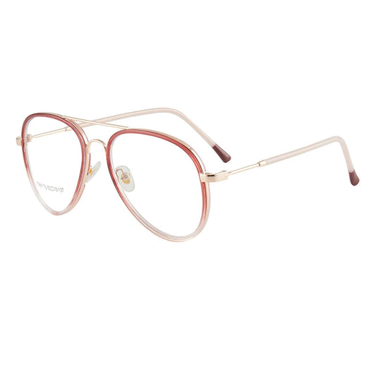 نظارات طيار معدنية فاخرة مضادة للضوء الأزرق