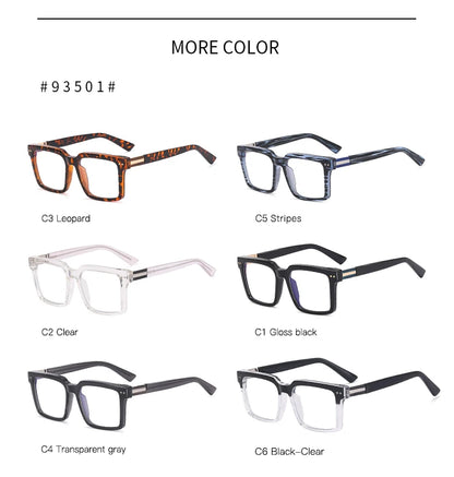 نظارات مربعة فوتوكرومية لتصحيح قصر النظر