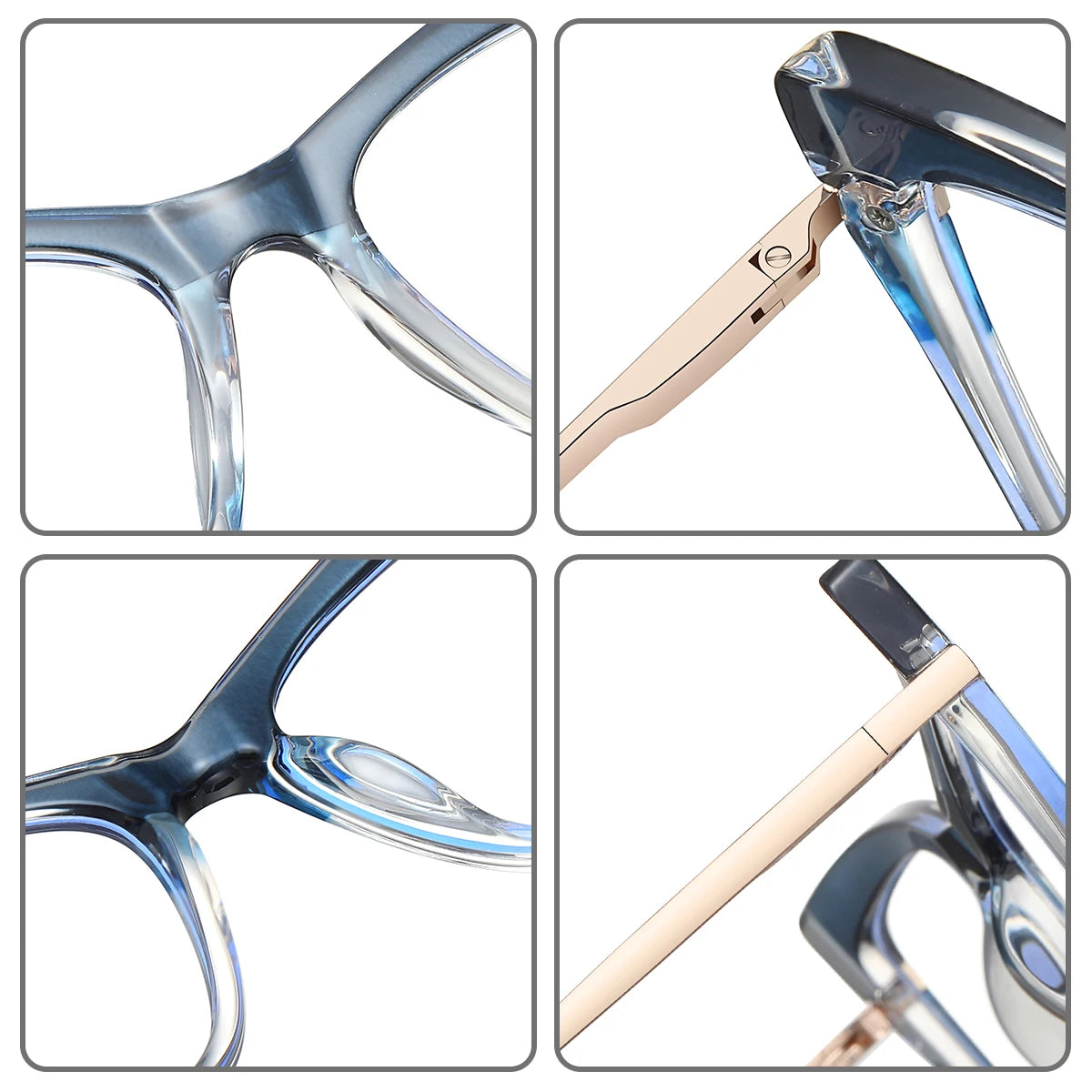 Acetate Cat Eye Photochromic Prescription Glasses