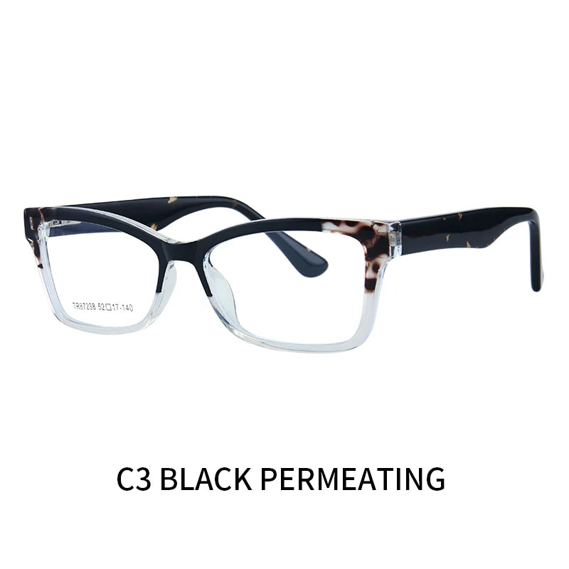 نظارات فوتوكرومية مربعة الشكل ذات تصميم ريترو متدرج