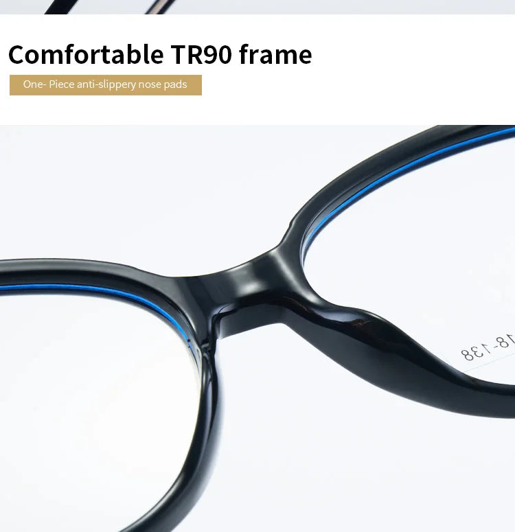 نظارات طبية متدرجة مصنوعة يدويًا من الأسيتات بتصميم عين القطة