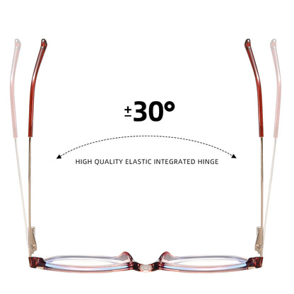 نظارات واقية من الضوء الأزرق على شكل فراشة مربعة