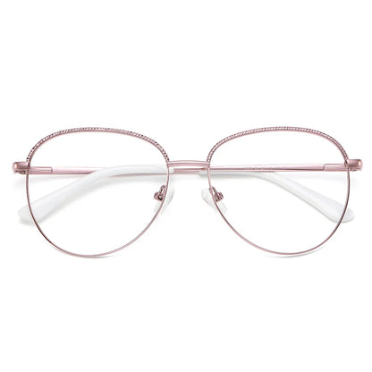 Fashion Round Metal Photochromic Prescription Glasses
