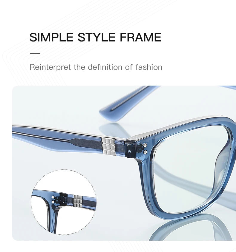 نظارات مربعة متدرجة اللون متغيرة اللون