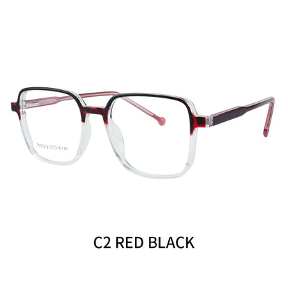 نظارات طبية مربعة يدوية الصنع لعلاج قصر النظر