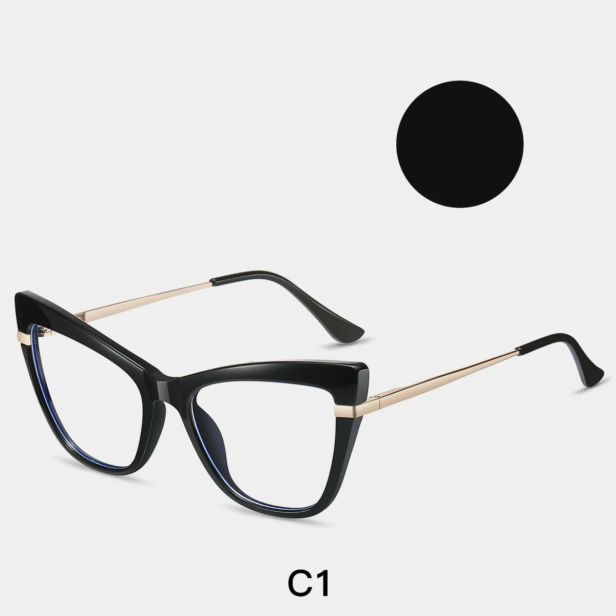 Acetate Cat Eye Photochromic Prescription Glasses