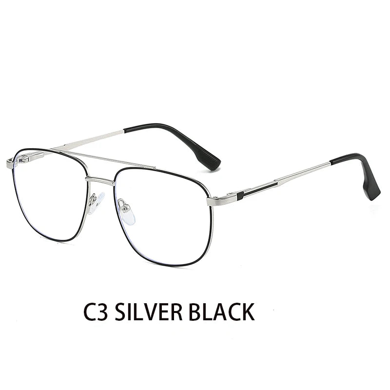 نظارات طيار متعددة البؤر ذات جسر مزدوج