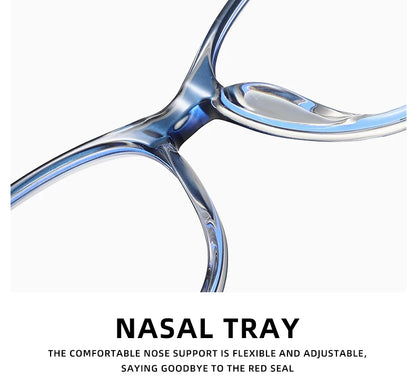 نظارات طبية دائرية متدرجة مصنوعة يدويًا من الأسيتات