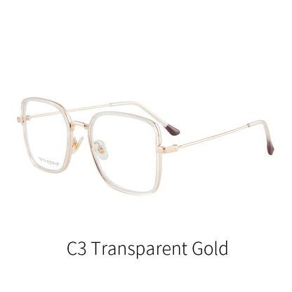 نظارات متعددة الأضلاع متدرجة اللون حساسة للضوء الأزرق