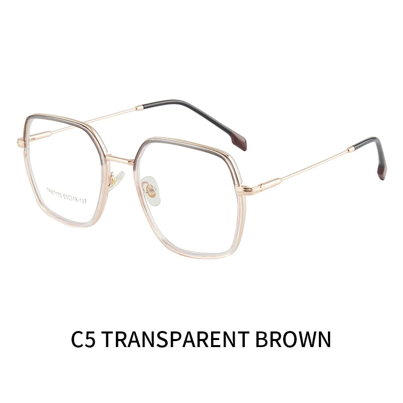 نظارات طبية مربعة معدنية متعددة البؤر