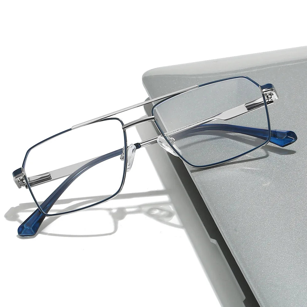 Pilot Square Progressive Blue Light Glasses