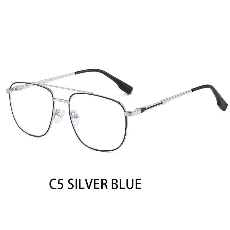 نظارات طيار متعددة البؤر ذات جسر مزدوج