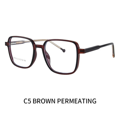 نظارات طبية مربعة يدوية الصنع لعلاج قصر النظر