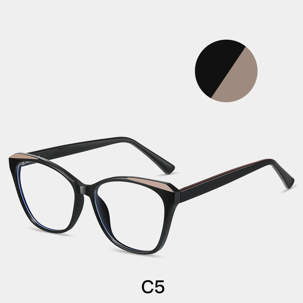 Cat Eye Blue Light Photochromic Glasses