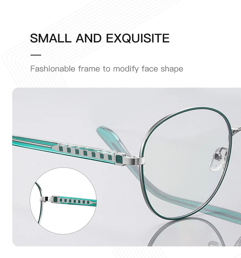 نظارات معدنية دائرية متدرجة اللون متغيرة اللون