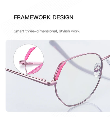 Blue Light Blocking Polygon Prescription Glasses
