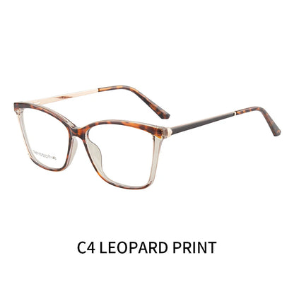 نظارات فراشة مربعة متعددة البؤر مصنوعة من الأسيتات