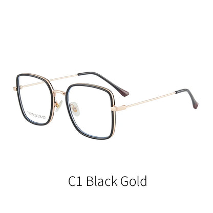 نظارات متعددة الأضلاع متدرجة اللون حساسة للضوء الأزرق