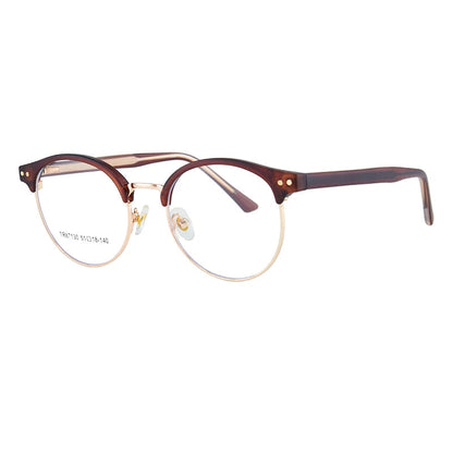 نظارات عمل دائرية خفيفة الوزن بتصميم كلاسيكي، مناسبة للمسافات الطويلة.