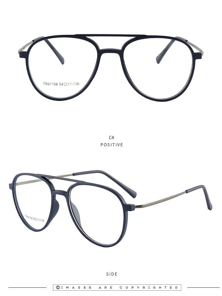 Photochromic Aviator Progressive Acetate Glasses