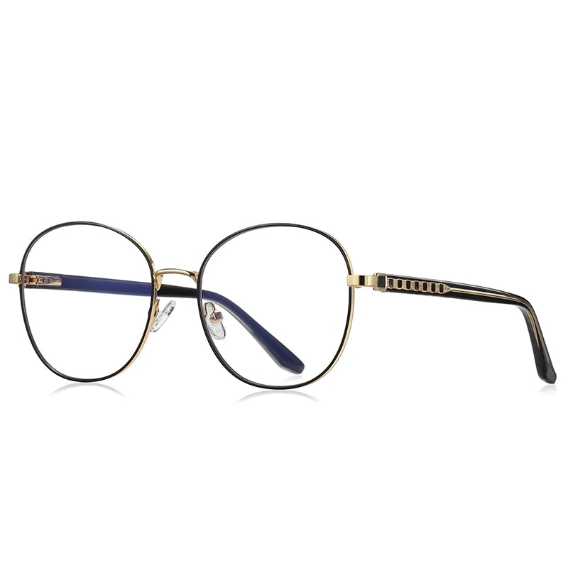 نظارات معدنية دائرية متدرجة اللون متغيرة اللون